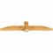 Ekena Millwork Eugene Rough Sawn Timber Gable Bracket, Western Red Cedar, 72"W x 15"H x 4"D x 6"F, 5/12 Pitch GBW072X15X0406EUG00RWR - alternate 5